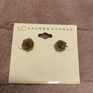 Lauren Conrad Rose Stud Earrings